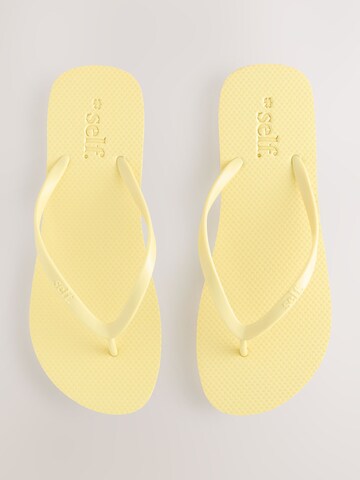 Tongs Next en jaune