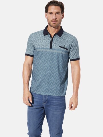 T-Shirt ' Paldun ' BABISTA en bleu : devant