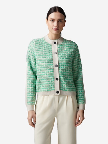 BOGNER Knit Cardigan 'Franzi ' in Green: front