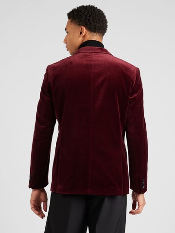 BOSS Slim fit Blazer 'H-Hutson-Tux' in Red