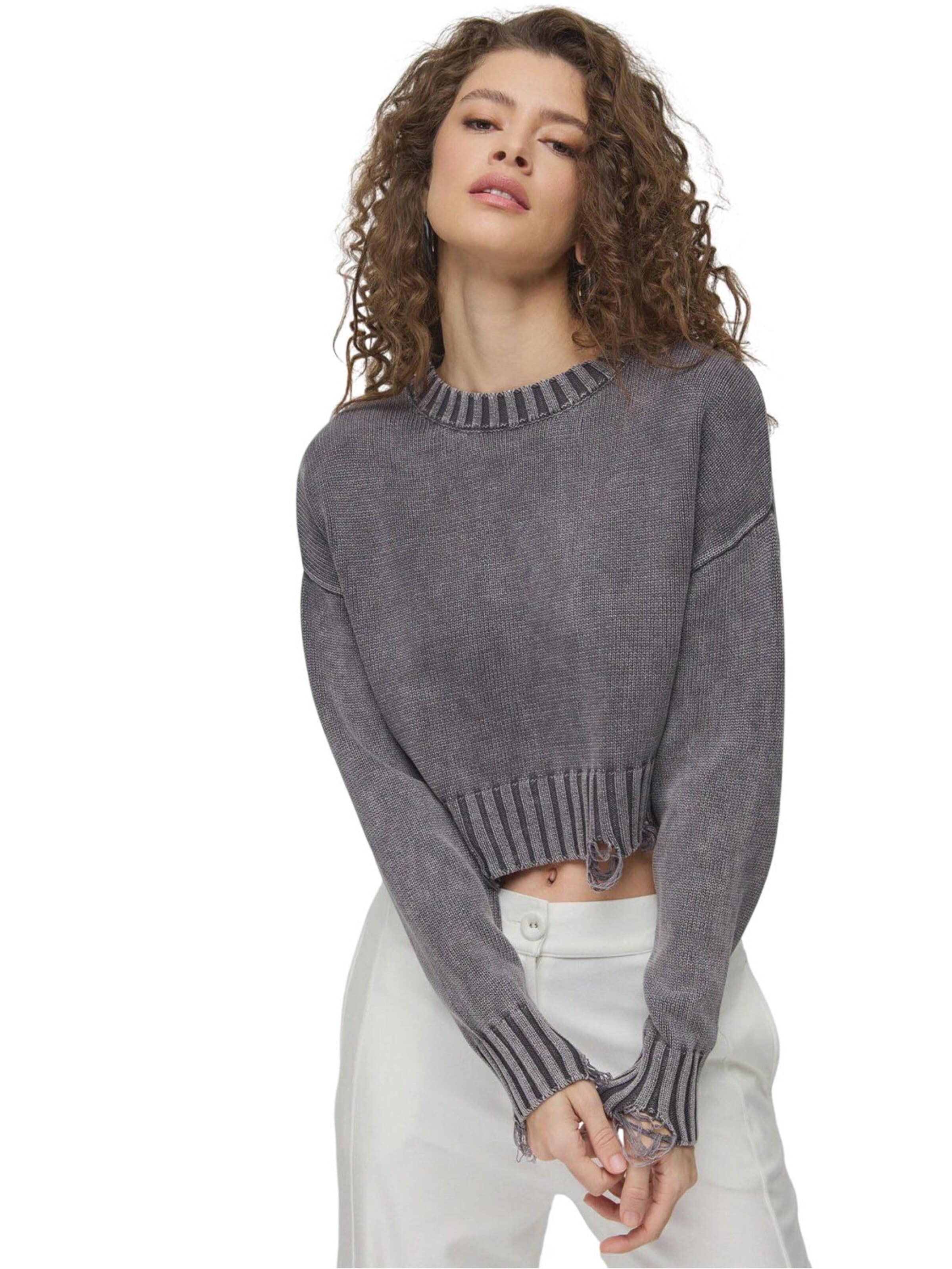 No Matter What Pullover‌‌‌‌ in Grau: Vorderseite