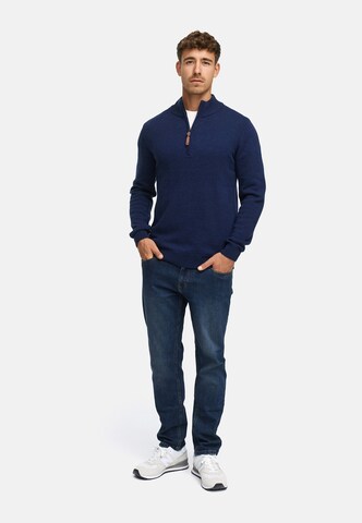 INDICODE JEANS Sweater 'INMargous' in Blue