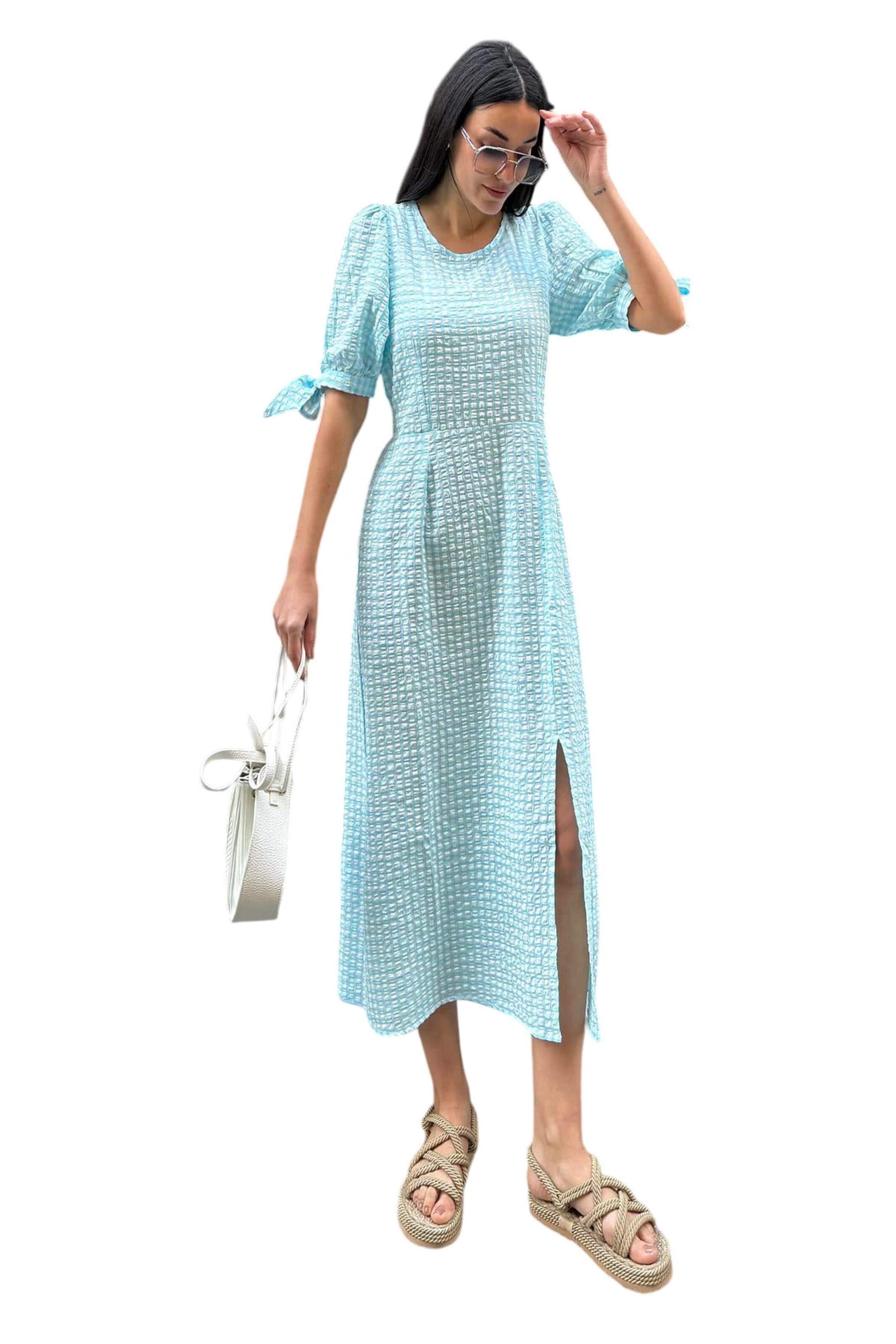 For You Moda Dress in Blue