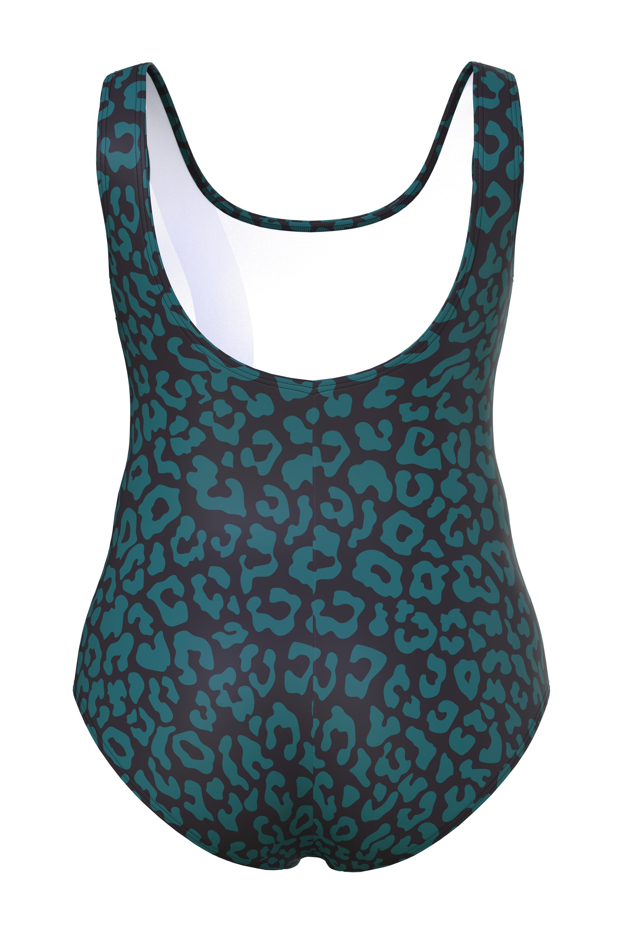 Ulla Popken Bralette Swimsuit 'Alice' in Blue