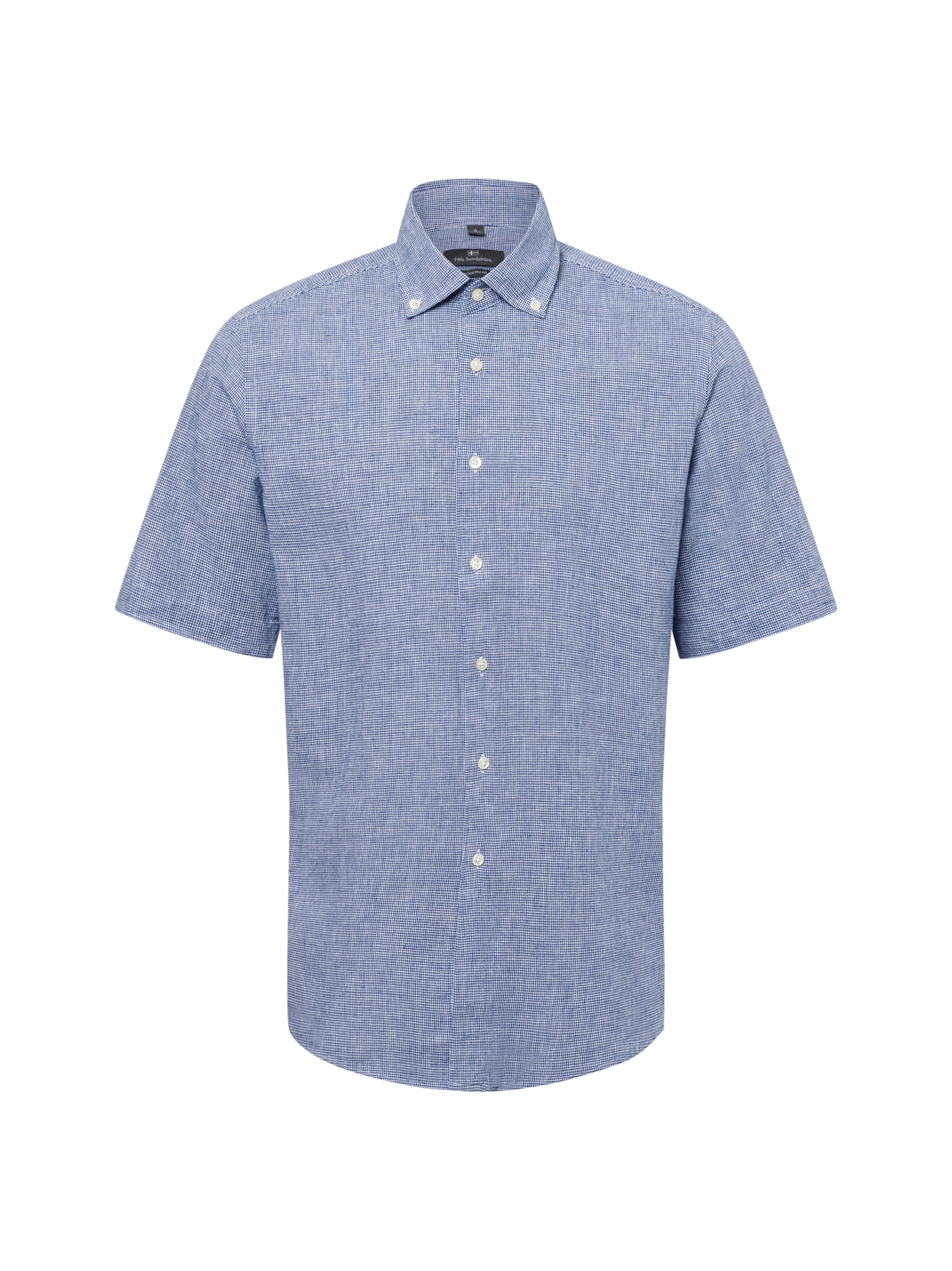 Nils Sundström Hemd in Blau: Vorderseite