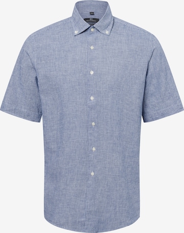 Nils Sundström Hemd in Blau: Vorderseite
