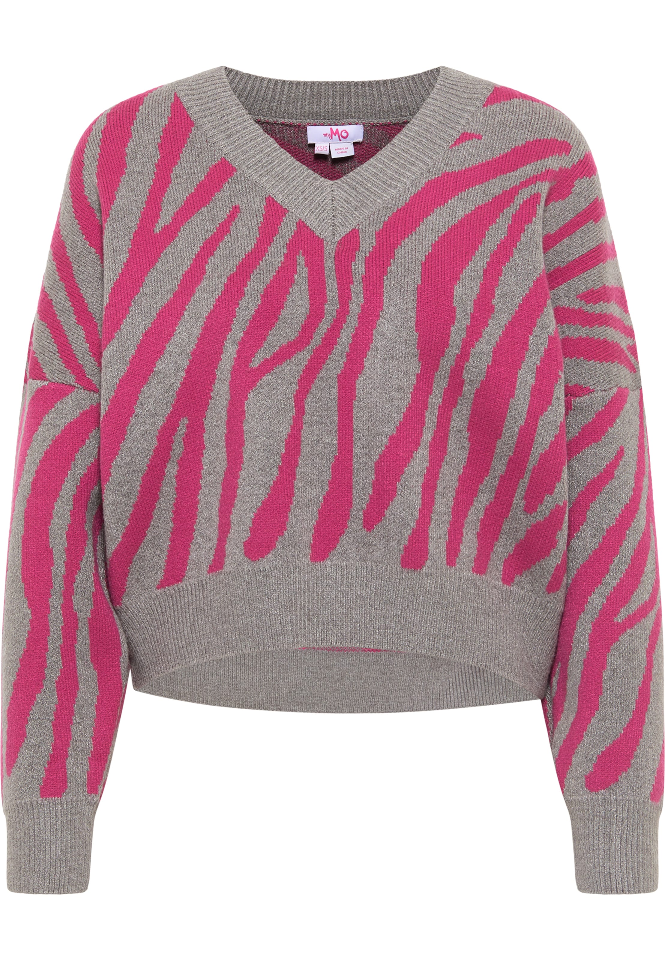 MYMO Trui in Grijs: voorkant