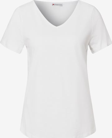 STREET ONE T-Shirt in Weiß: Vorderseite