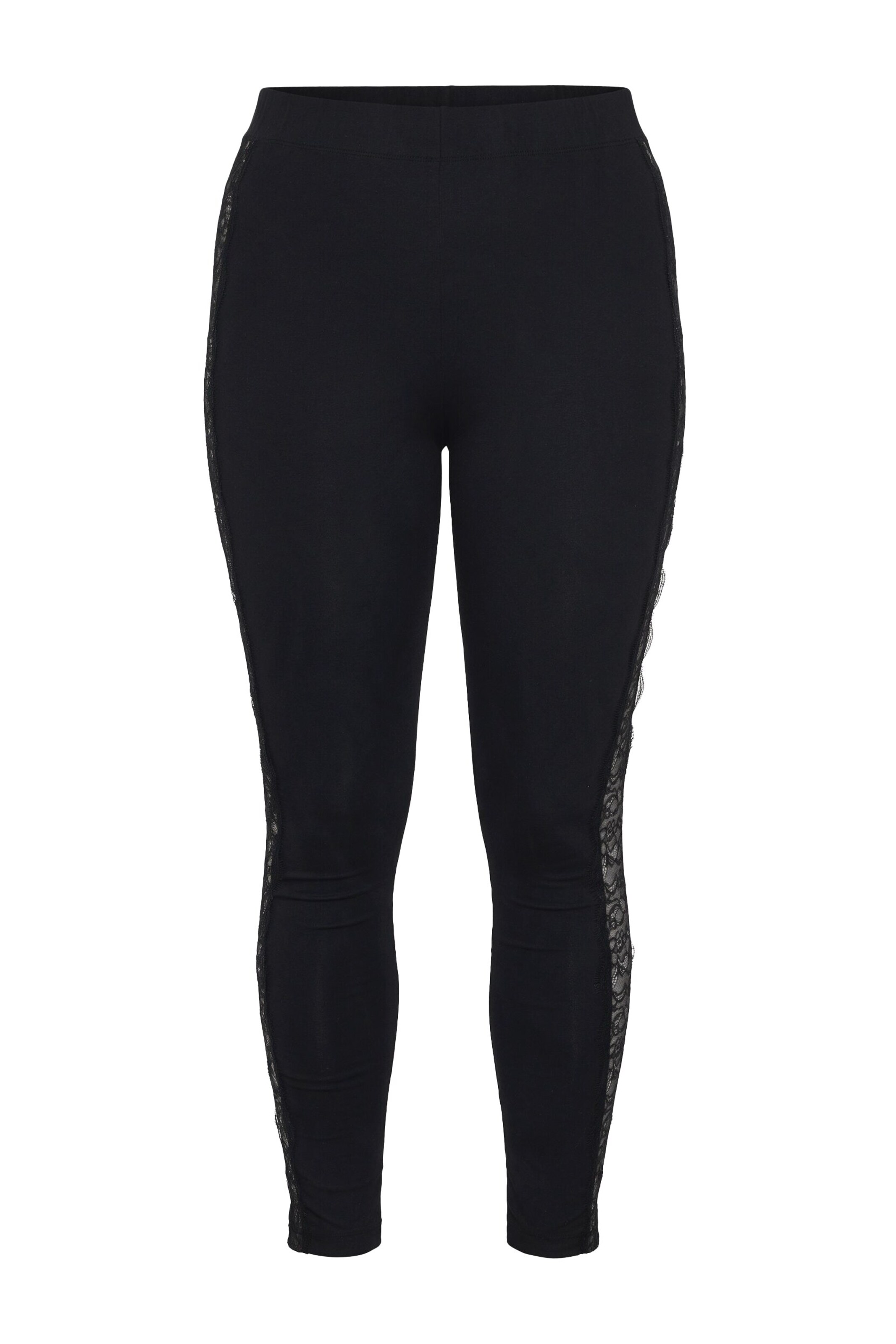 MIAMODA Skinny Leggings in Black: front