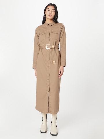 ONLY Shirt Dress 'ARCADIA' in Brown: front