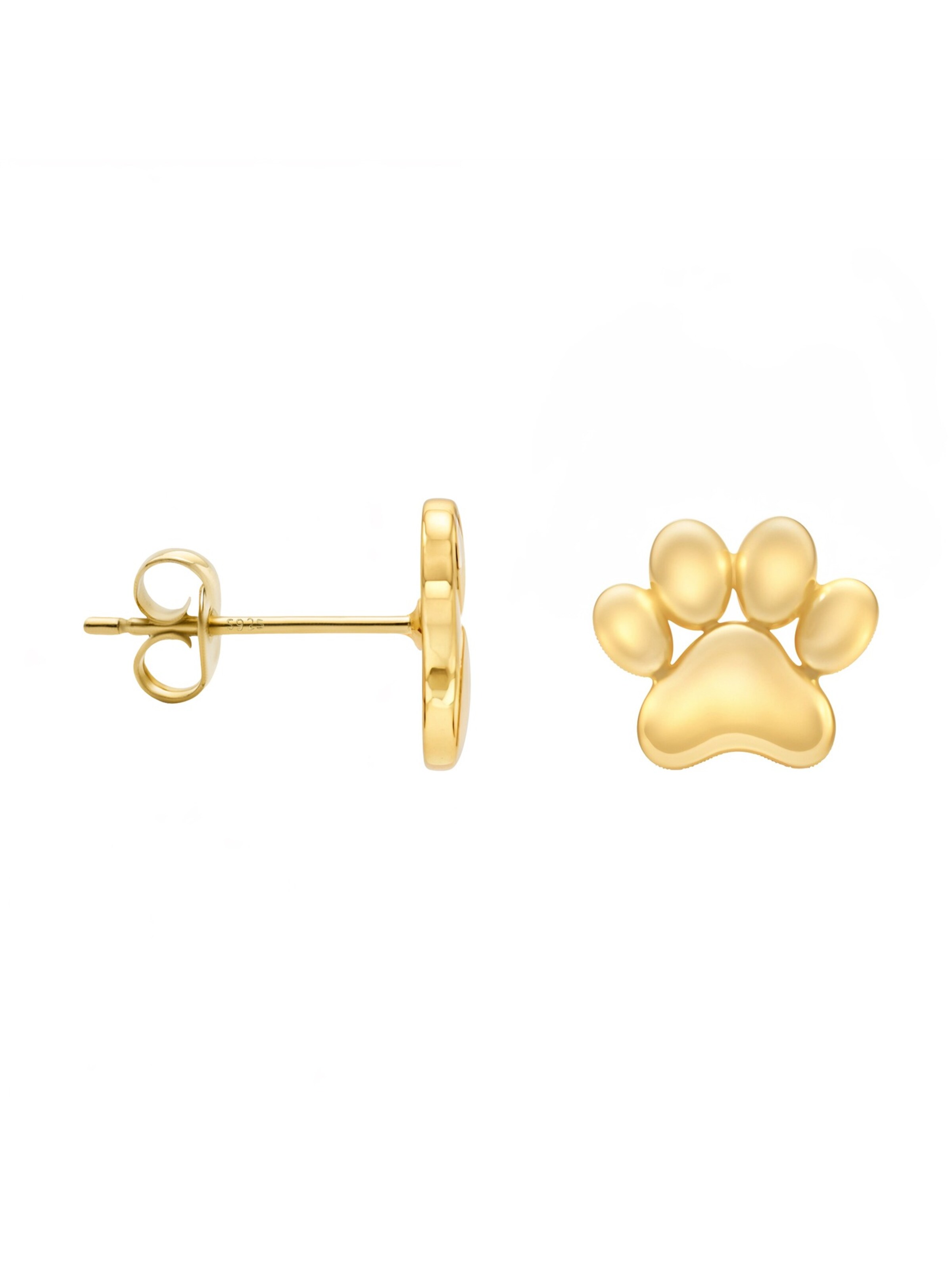 Sofia Milani Ohrringe 'Paw'‌‌‌‌‌‌‌‌‌ in Gold: Vorderseite
