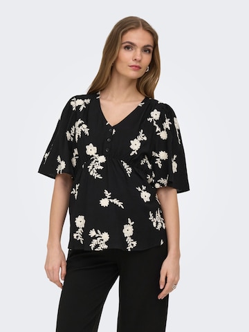 Only Maternity Blouse 'OLMElsi' in Black: front