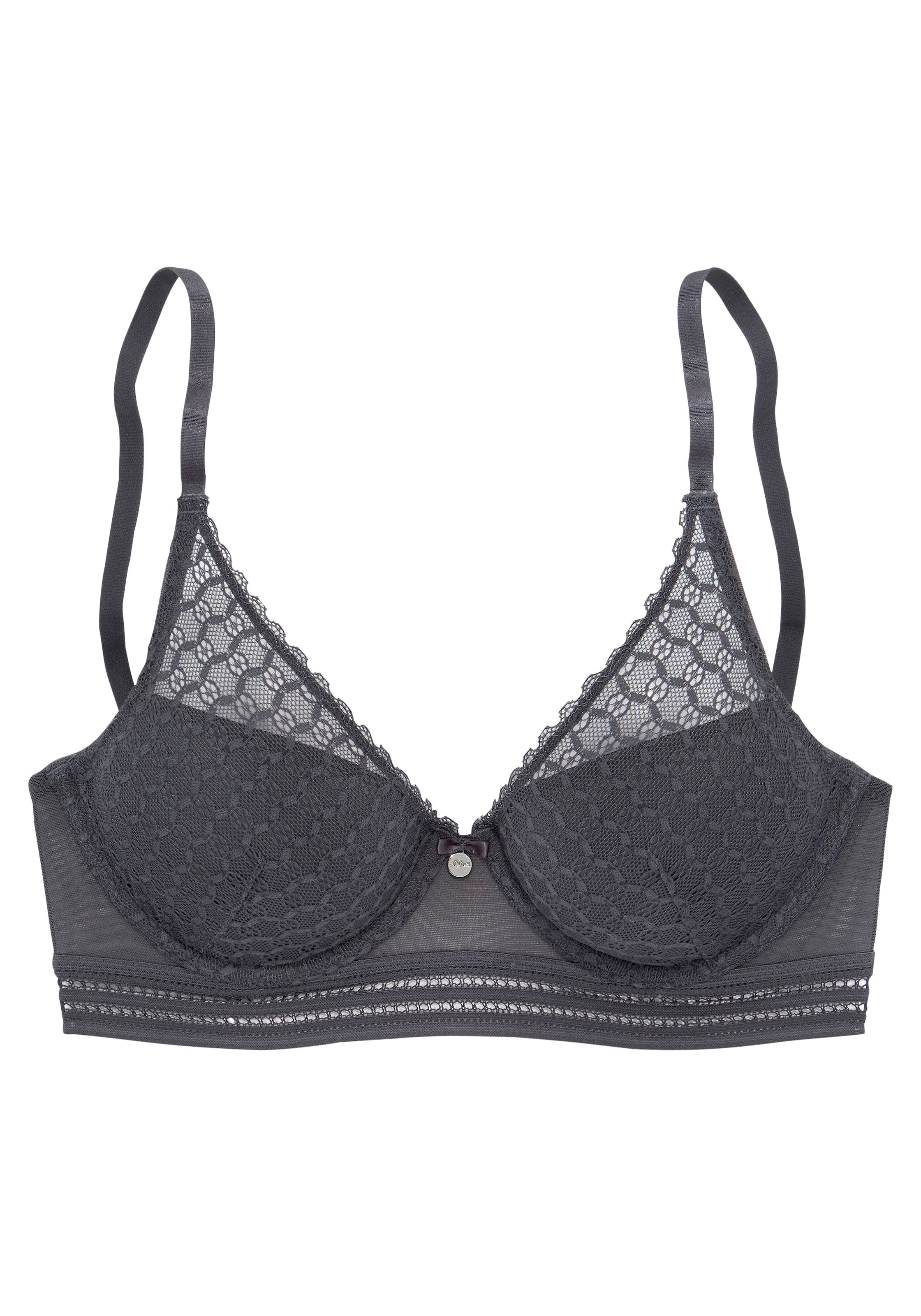 s.Oliver Bra in Grey: front