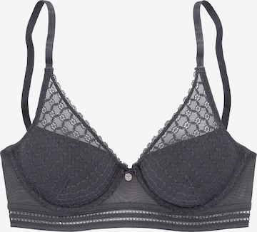 s.Oliver Push-up Bra in Grey: front