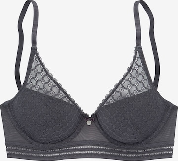 Push-up Soutien-gorge s.Oliver en gris : devant