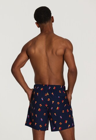 Shorts de bain 'fast food 4-way stretch' Shiwi en bleu