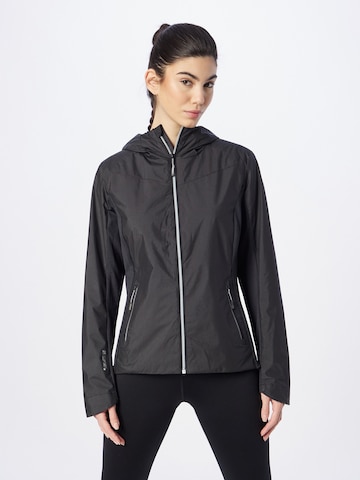 KILLTEC Outdoor Jacket in Black: front