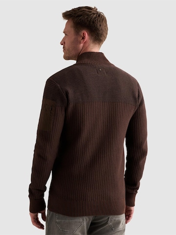 Giacchetta 'Cardigan with zipper closure and flight pocket' di PME Legend in marrone