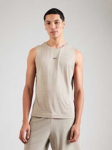 Reebok Funktsionaalne särk, värv hall: eest vaates