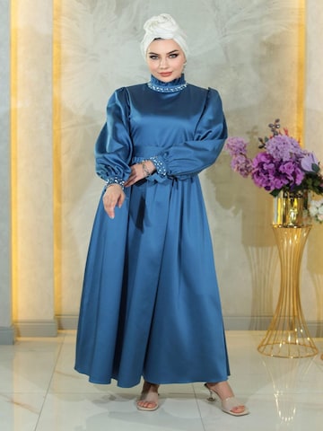 MODAMIHRAM Jurk in Blauw: voorkant