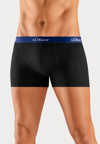 s.Oliver Boxershorts in Zwart: voorkant