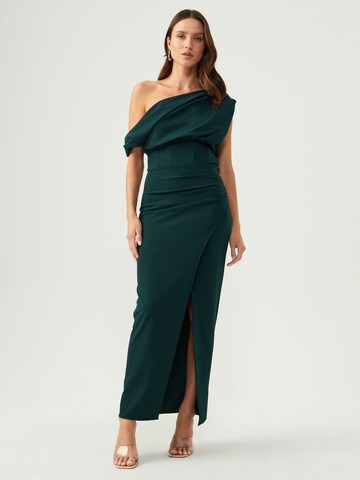 Robe de soirée 'RHODIA' BWLDR en vert : devant