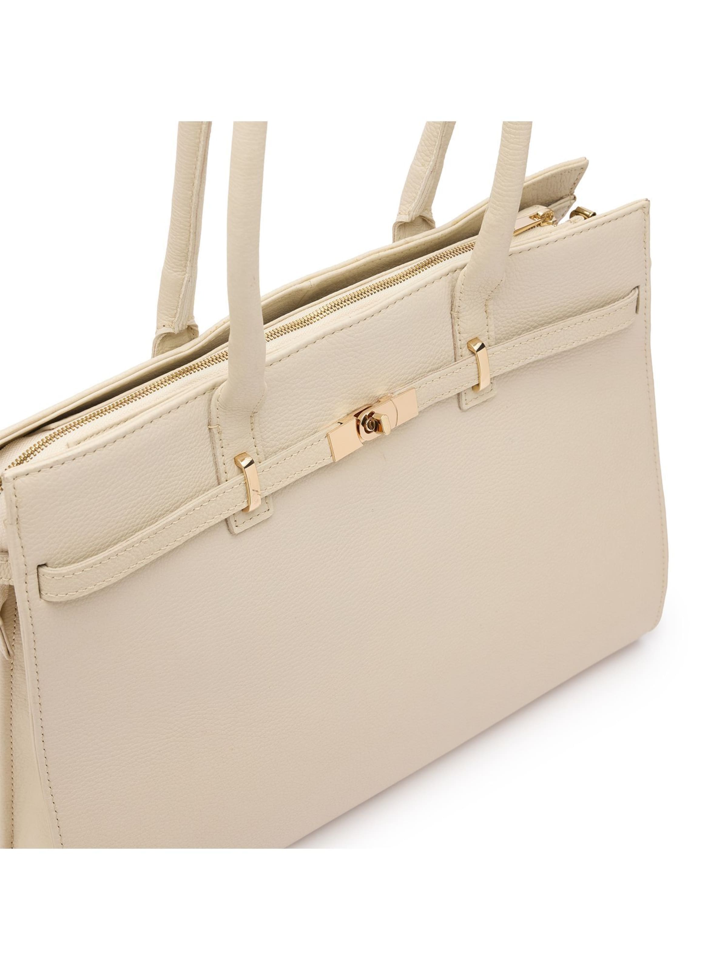 MANFIELD Crossbody Bag in Beige