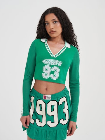 AND1 Póló '93 Airtex' - zöld: elől