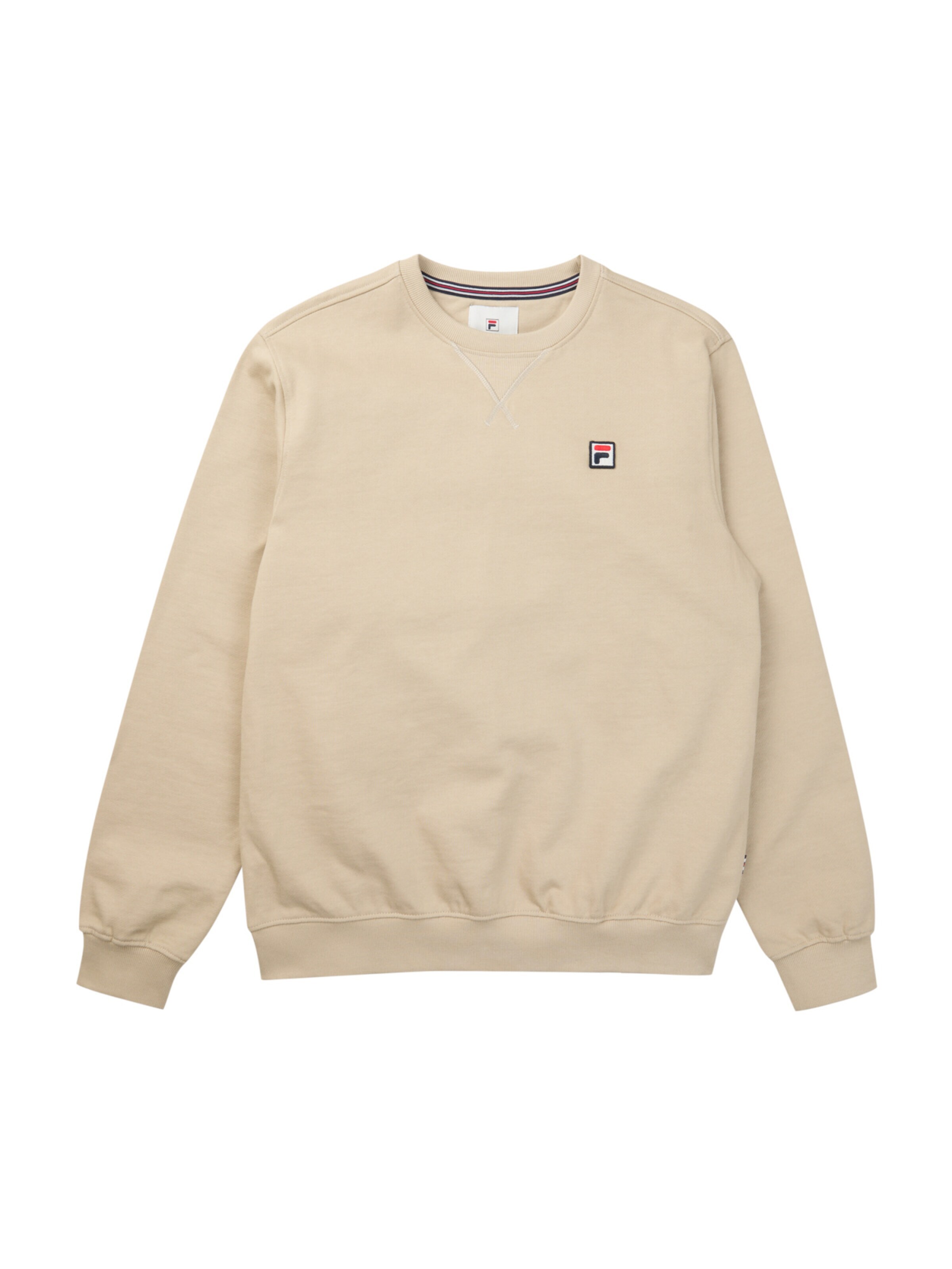FILA Sweatshirt 'BIELLA regular crewneck sweatshirt' in Beige