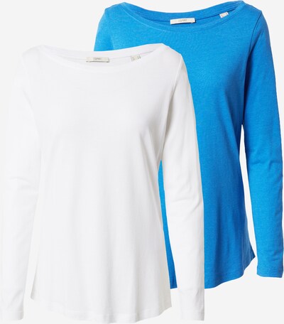 ESPRIT Shirt in hellblau / weiß, Produktansicht