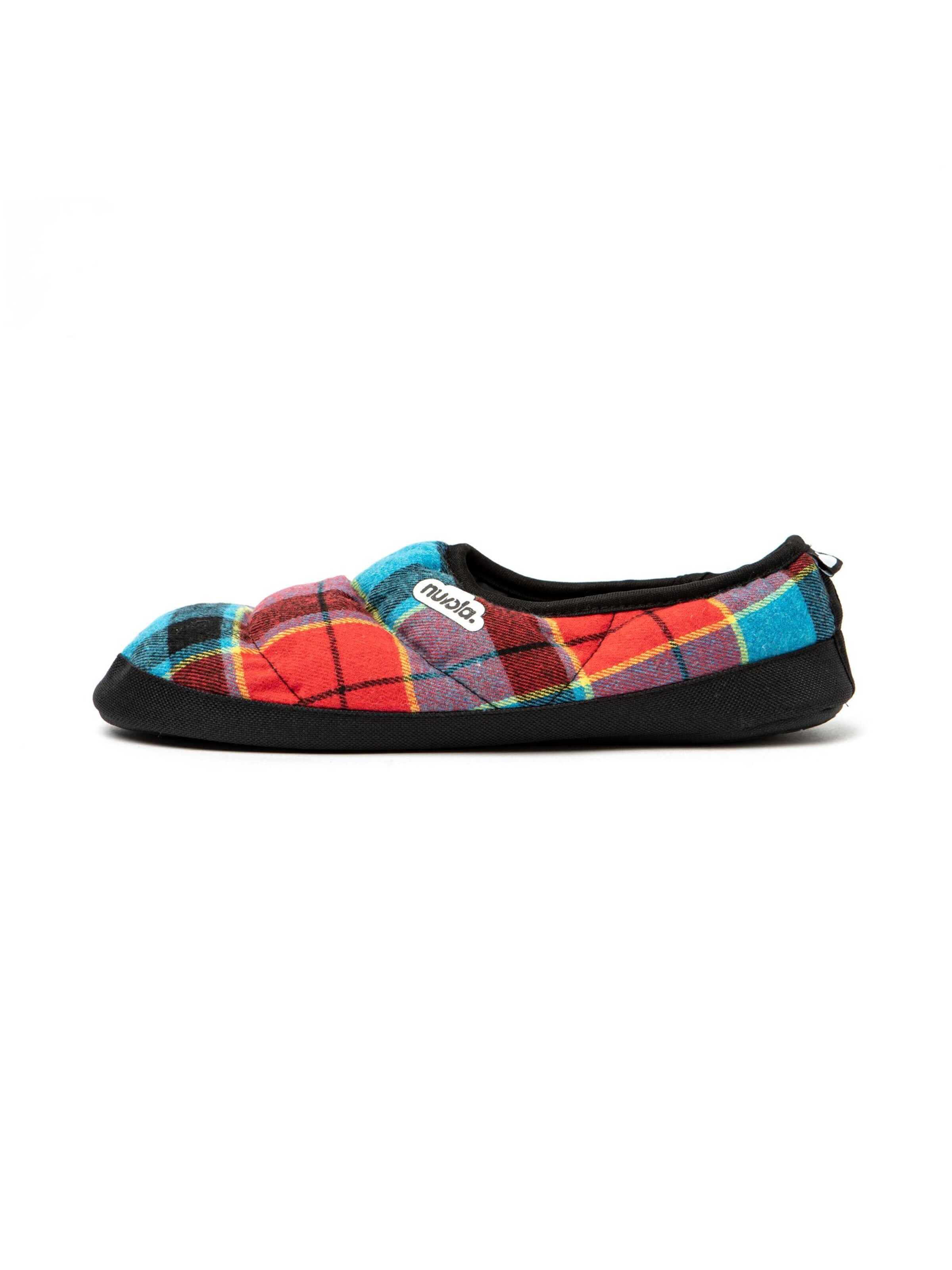 Nuvola. Slipper 'Classic Scotland' in Red: front