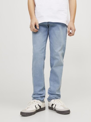 Jack & Jones Junior Slimfit Jeans 'JJIGlenn JJOriginal' in Blauw: voorkant