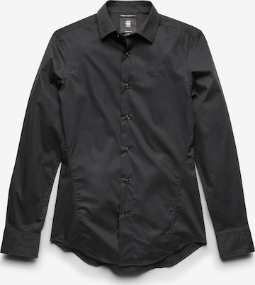 G-STAR Overhemd 'Dressed Super Slim' in Zwart: voorkant