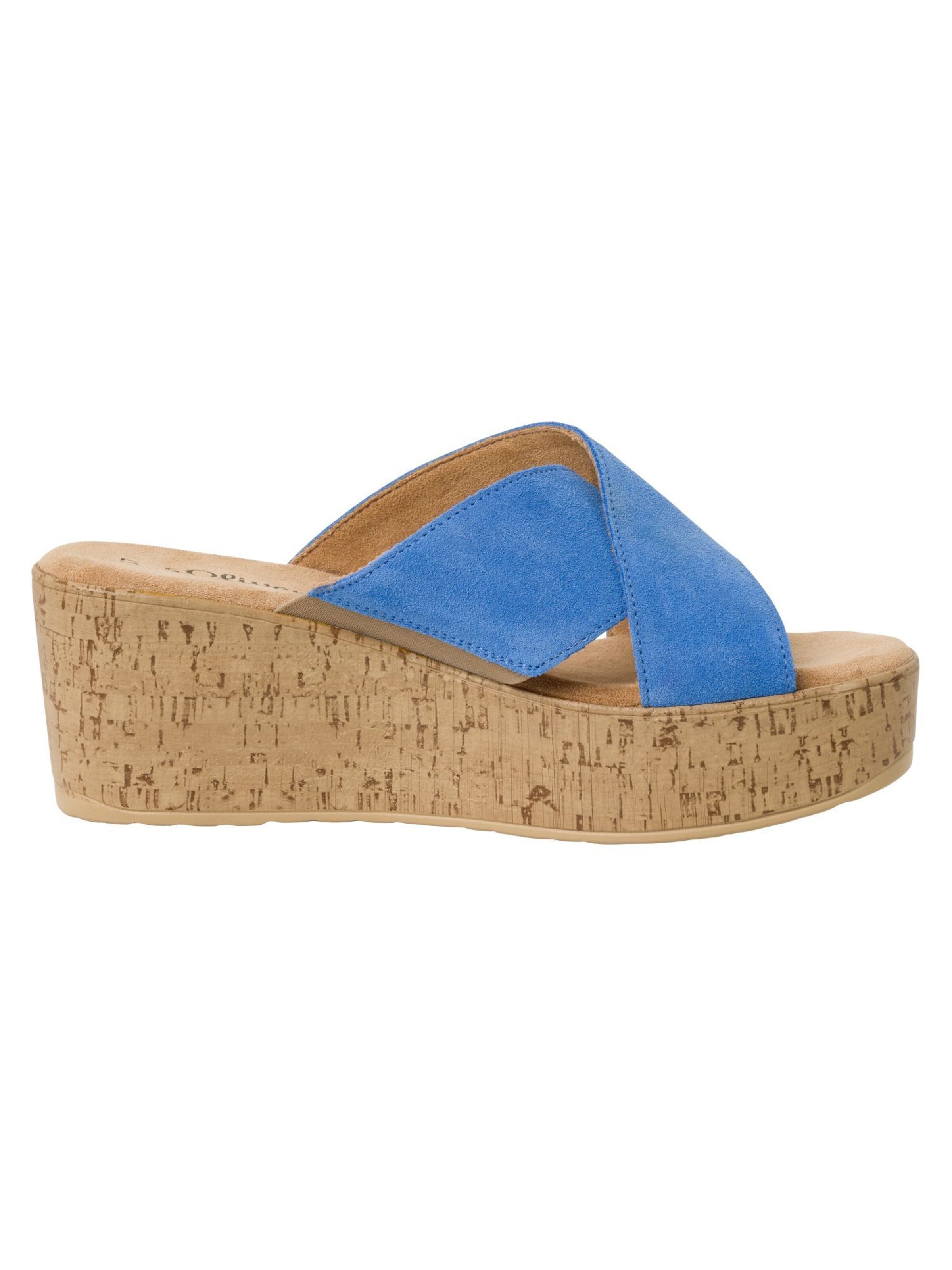 s.Oliver Pantolette in Blau