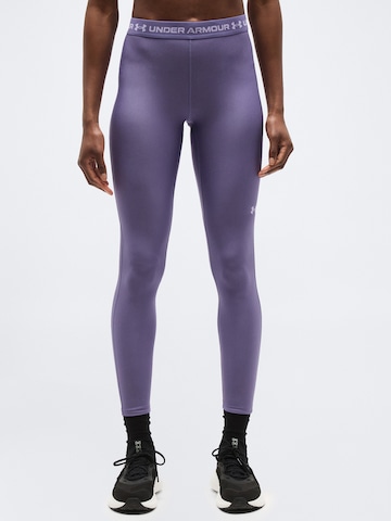 UNDER ARMOUR - Skinny Pantalón deportivo en lila: frente
