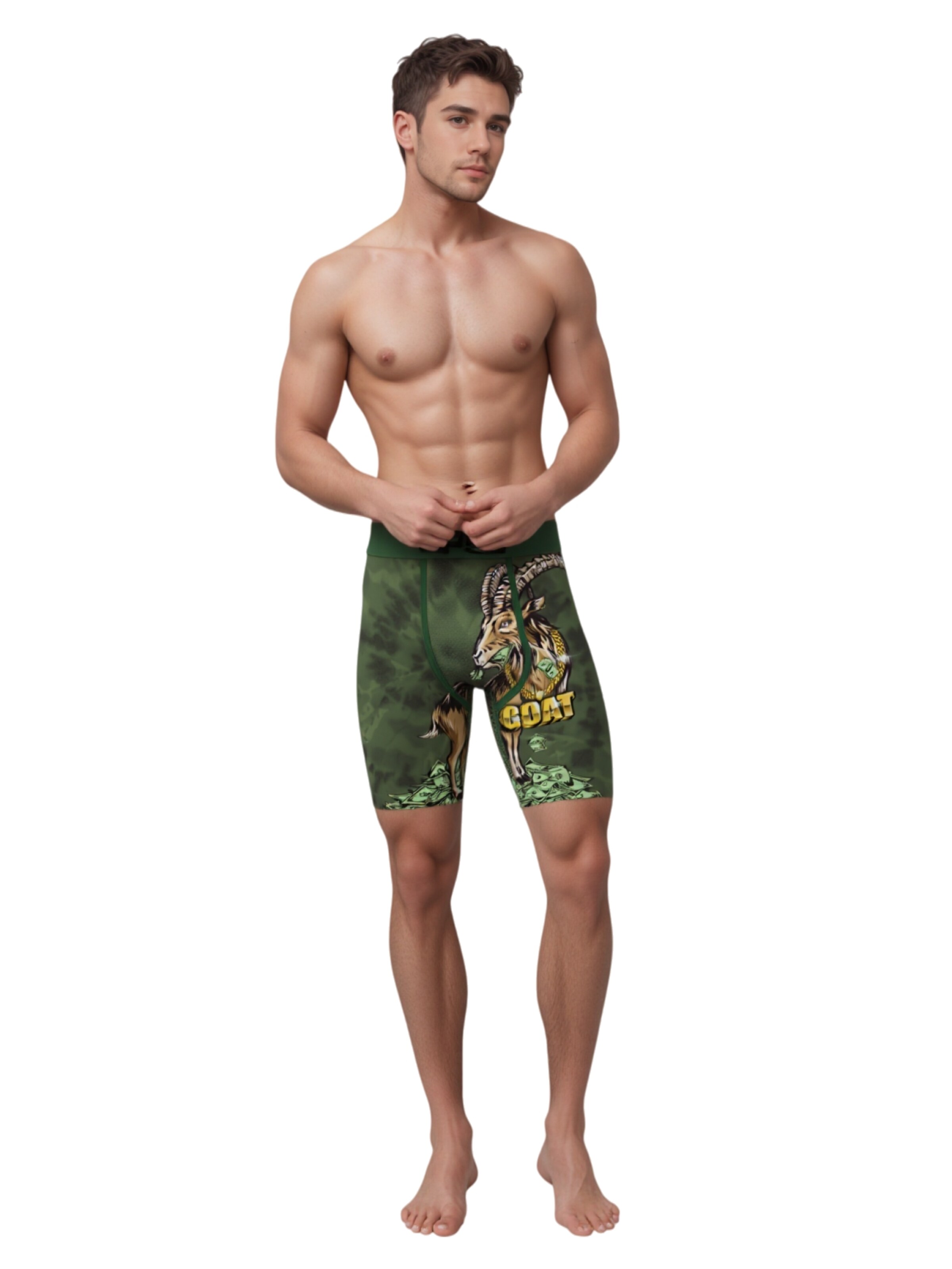 PSD Boxershorts 'GOATED' in Mischfarben