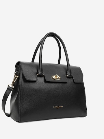 LANCASTER ParisRučna torbica 'Lancaster Sac à Rabat Foulonné Milano L Noir' - crna boja