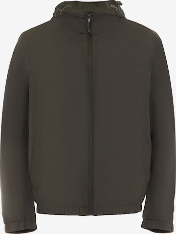 HOMEBASE Between-Season Jacket in Green: front