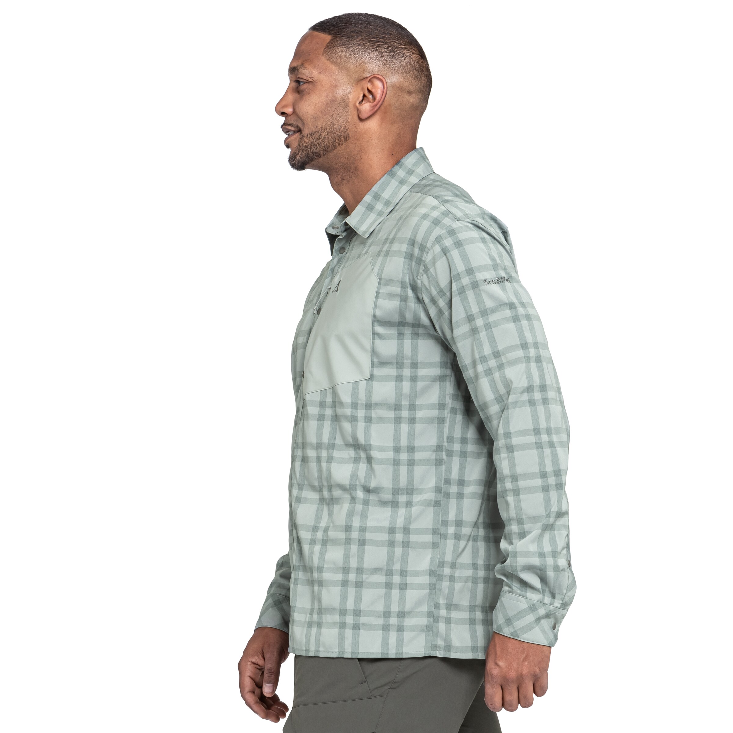 Schöffel Regular Fit Funktionshemd 'Dynkur' in Grün