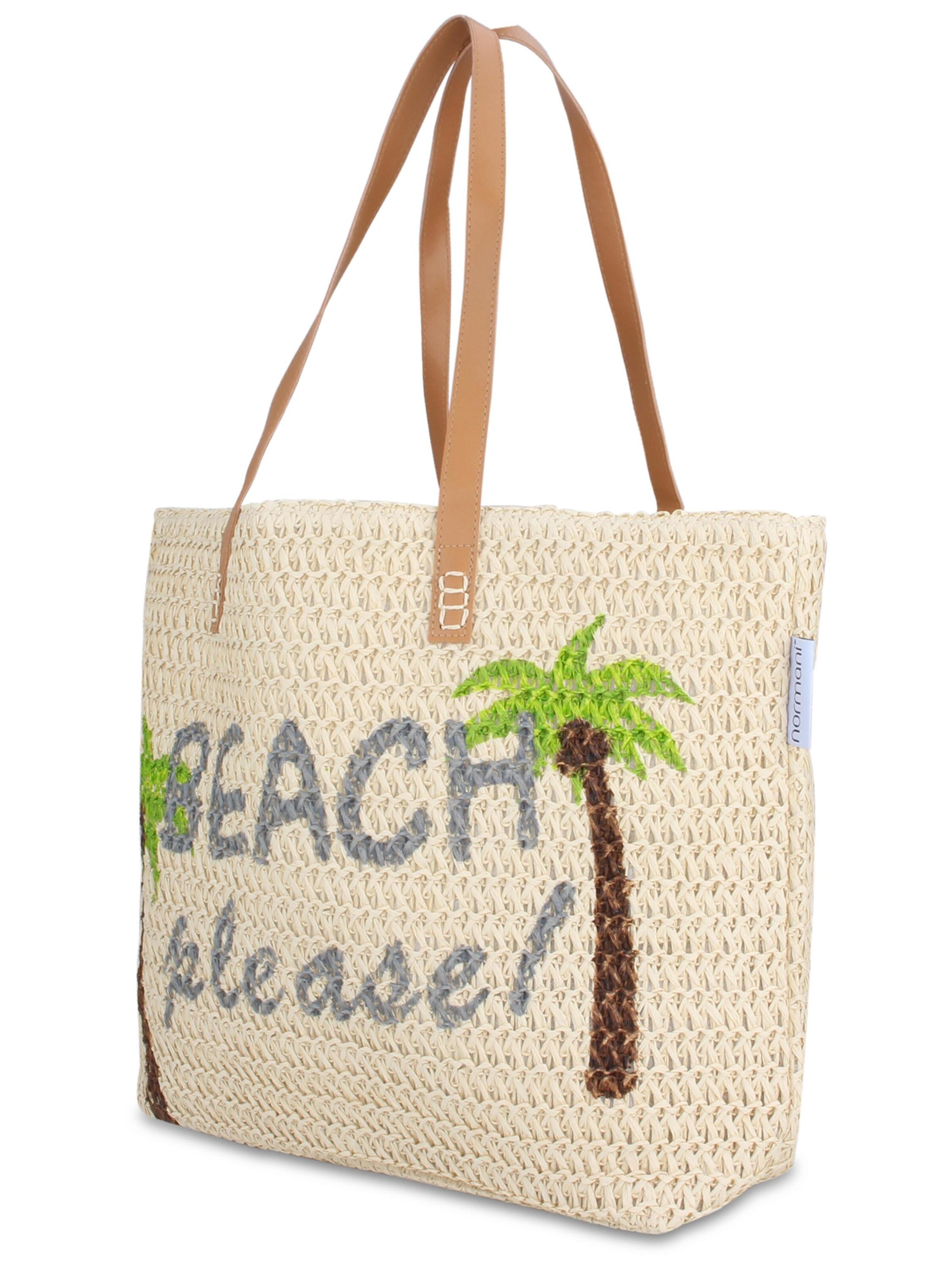 normani Beach Bag in Beige