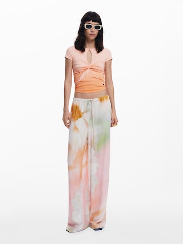 Tricou de la Desigual pe portocaliu