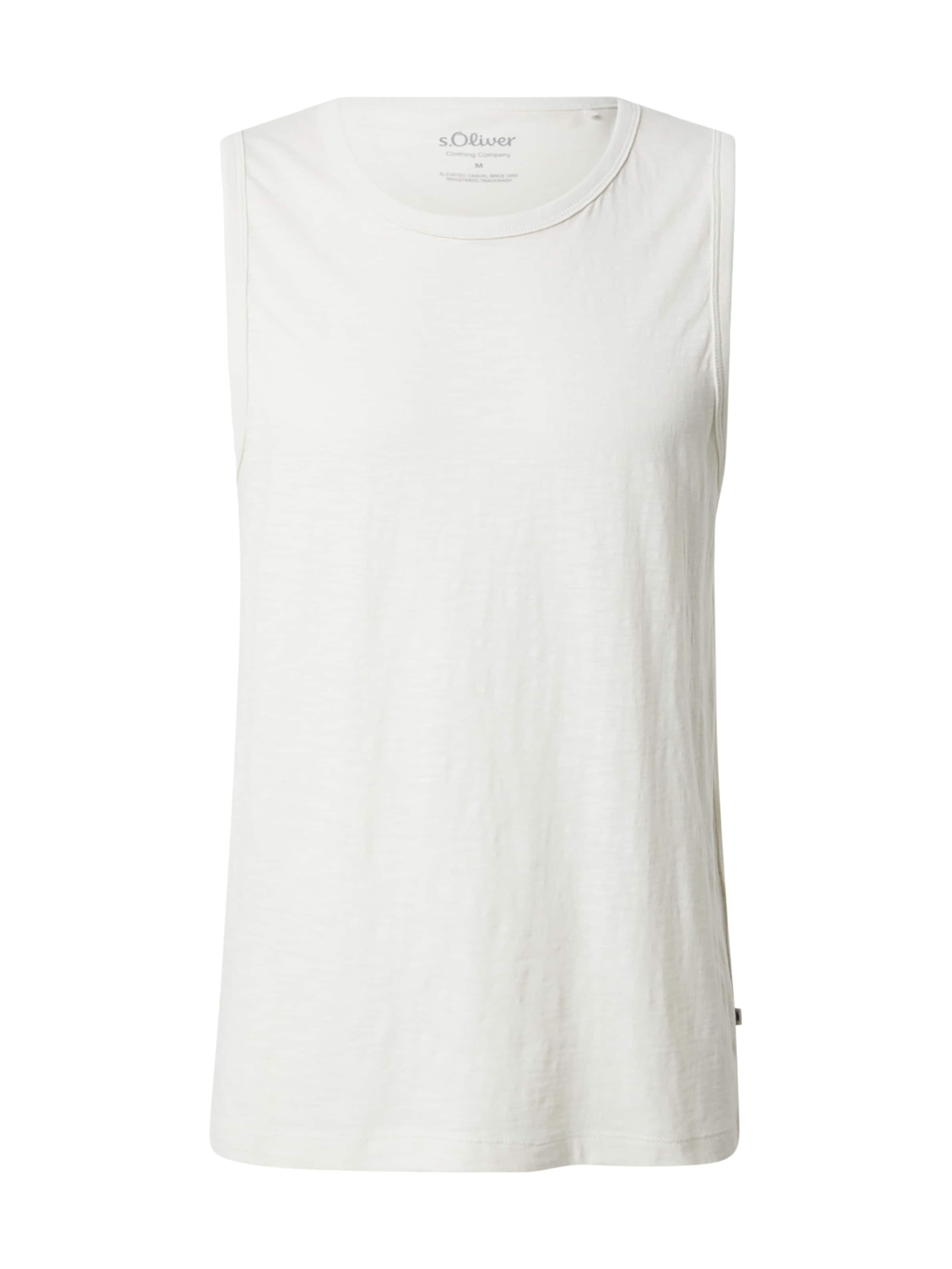 s.Oliver Shirt in Beige: voorkant