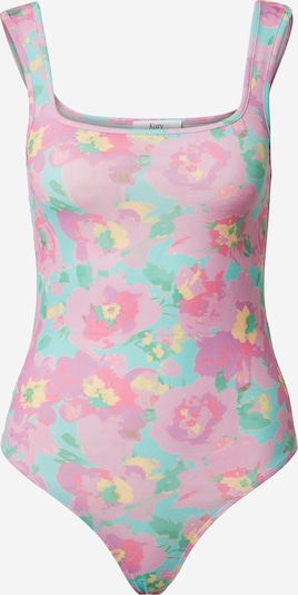 Katy Perry exclusive for ABOUT YOU Camisa body 'Thea' em mistura de cores, Vista do produto