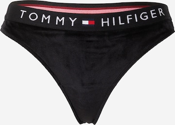 Tommy Jeans String in Zwart: voorkant