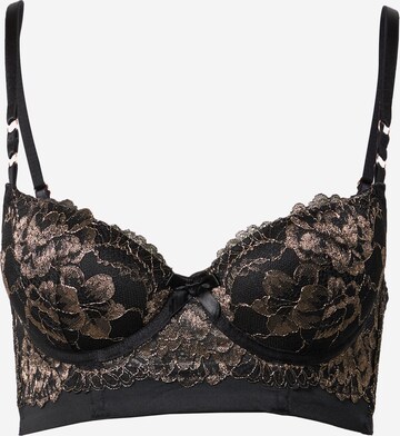 Hunkemöller Bustier BH 'Lexi' i sort: forside