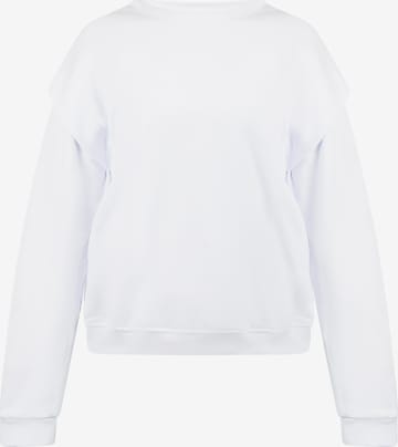 MYMO Sweatshirt i vit: framsida