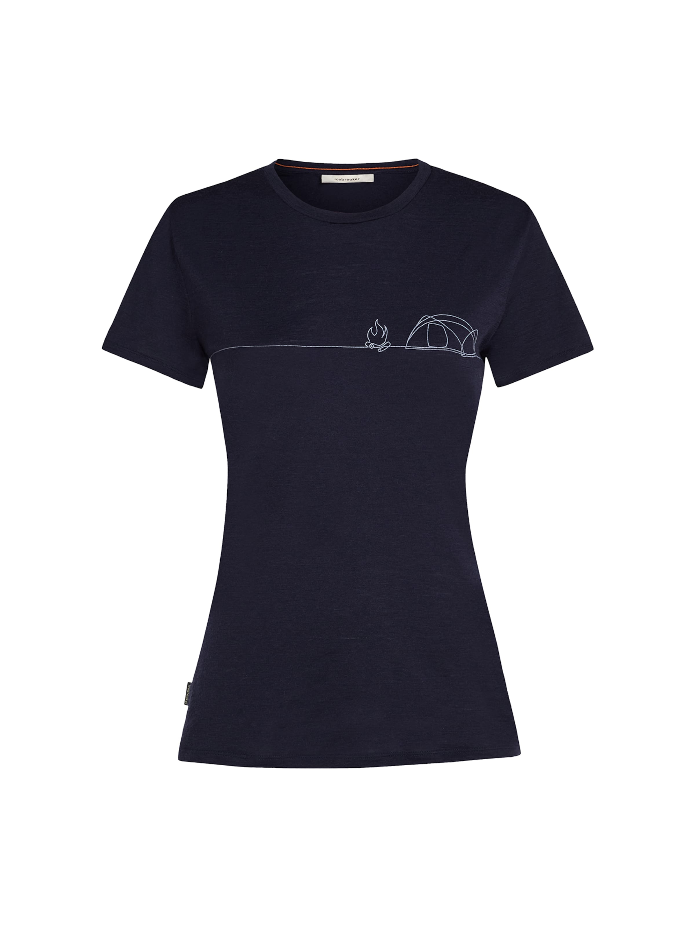 ICEBREAKER - Camiseta funcional en azul: frente