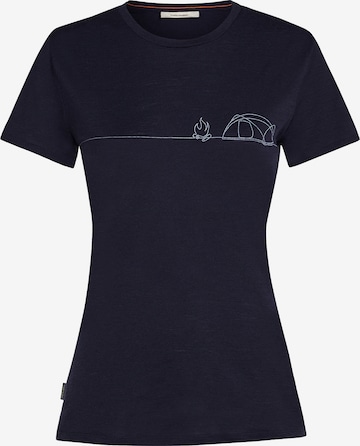 Tricou funcțional de la ICEBREAKER pe verde: față