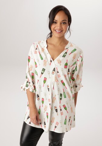Aniston Bluse in Weiß: Vorderseite