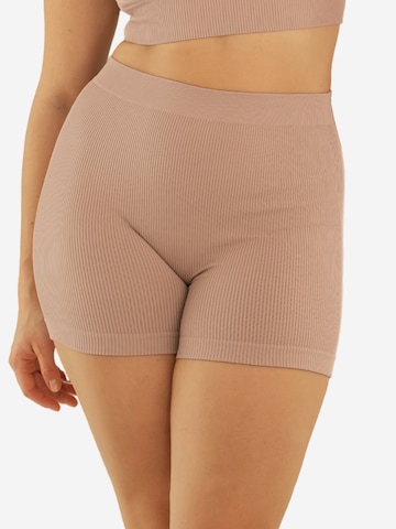 SugarShape Skinny Παντελόνι 'Freeda' σε μπεζ: μπροστά
